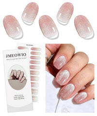 jmeowio close-up of strip reflective cat-eye texture for glossy shine