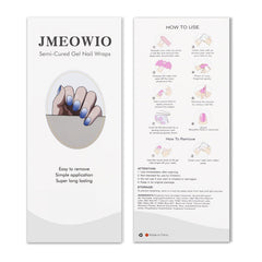jmeowio included wood stick and nail file displayed to show shaping and finishing benefit