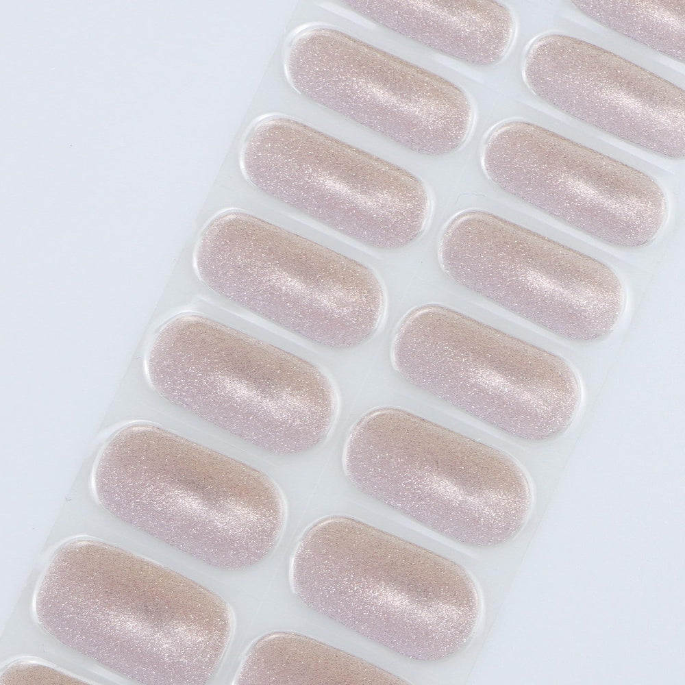 jmeowio under led lamp cure demonstrating salon-hard finish benefit