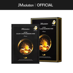 JMsolution caviar and gold ingredients staged to show nourishing actives