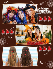 JMZYJZH clips used in a braid, adds playful festival flair