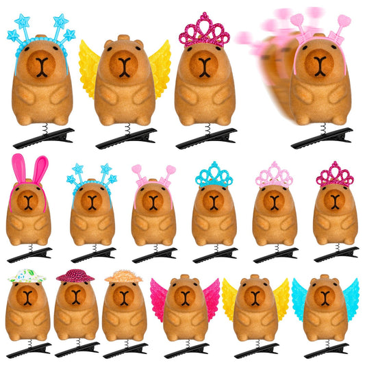 JMZYJZH front packaging showing 12 capybara clips and clear value