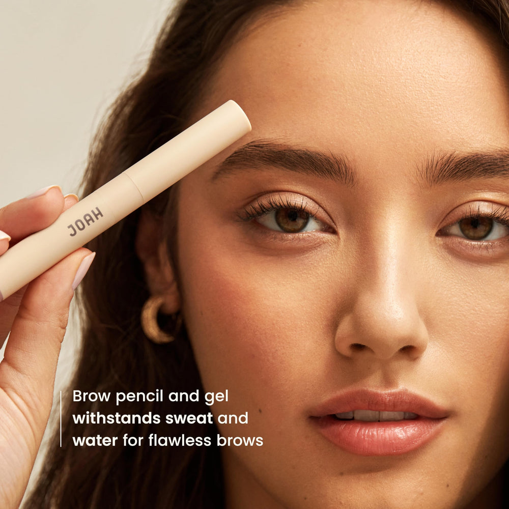 JOAH ash brown swatch on skin illustrating natural color match