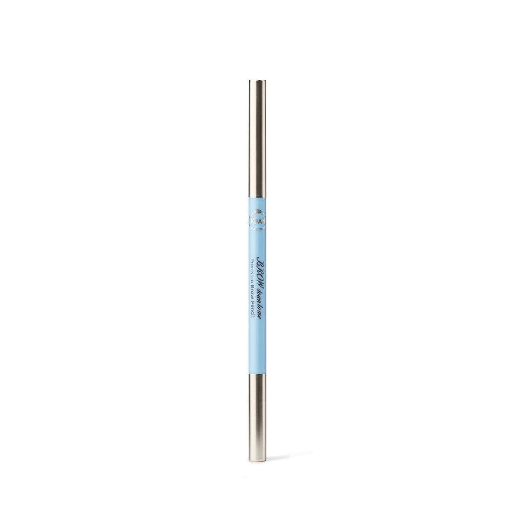 JOAH front view of dual-ended brow pencil showing packaging and convenience