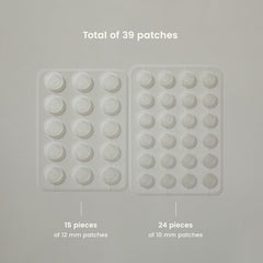 JOAH patch applied on skin demonstrating secure adhesion and discreet coverage