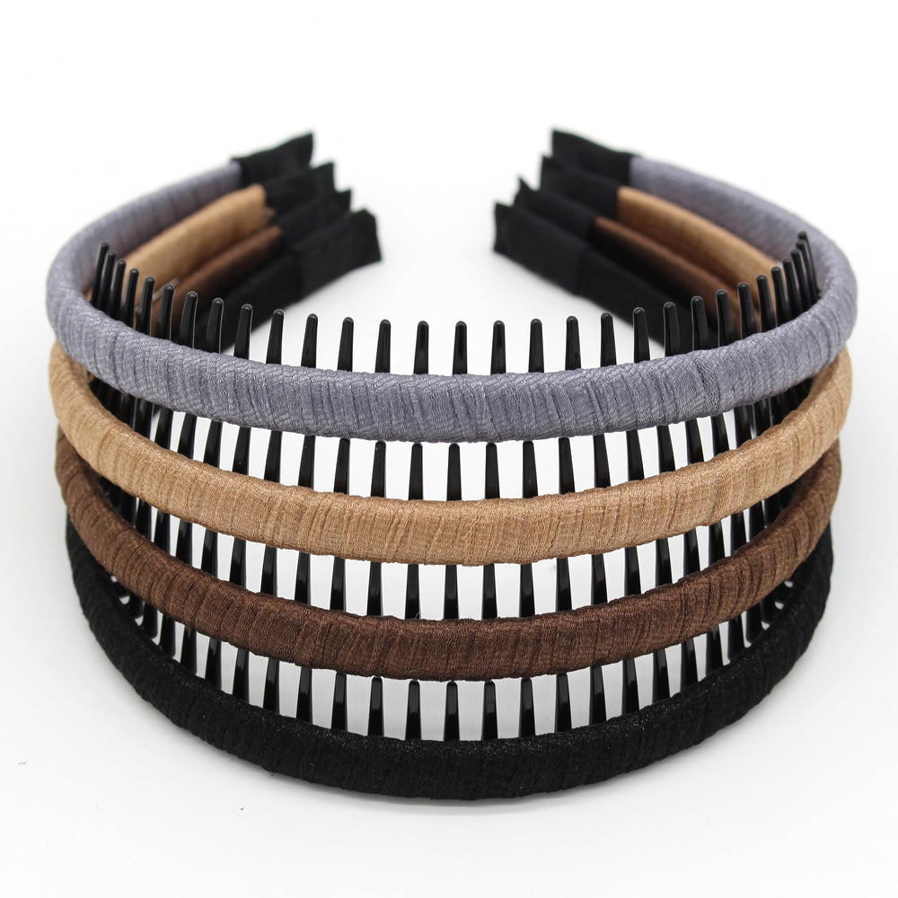 JOBAND front view of zig zag hairbands shows neat packaging and color options