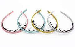 JOBAND satin-wrapped band texture emphasizing smooth finish and reduced hair friction
