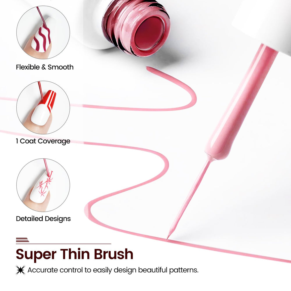 JODSONE 3D accent demo with raised ridges offering textured nail effects