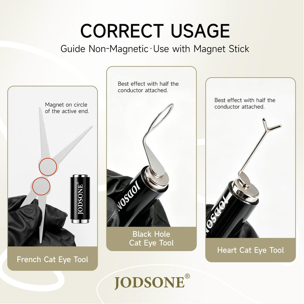 JODSONE 8mm and 10mm ball magnets detail for layered glow effects