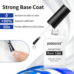 JODSONE base coat drop texture highlighting adhesion and easy spread
