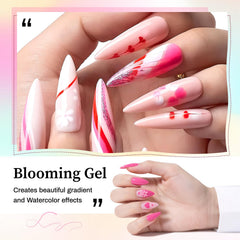 JODSONE bloom effect in progress demonstrating watercolor spread