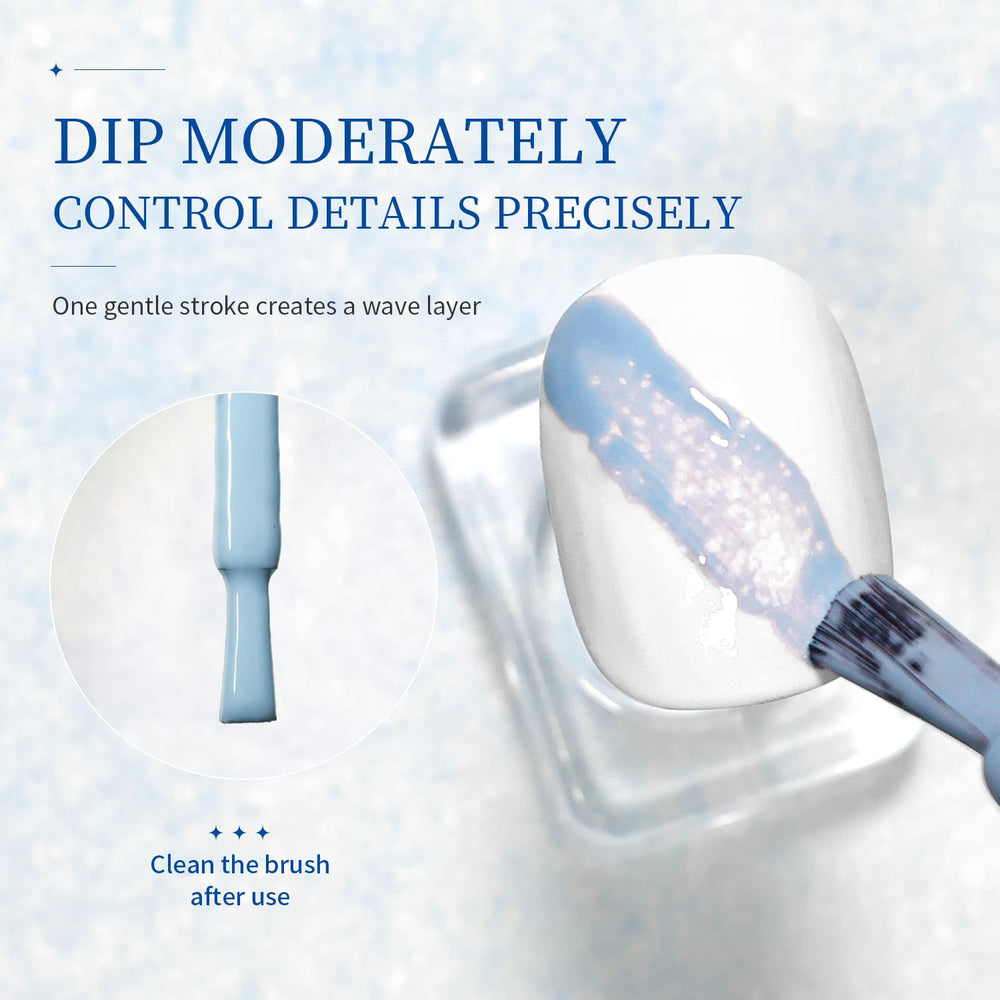 JODSONE uncured-to-cured comparison showing how blooming sets after UV curing benefit