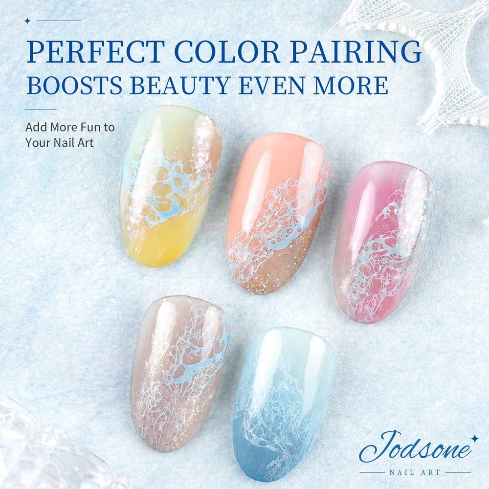 JODSONE gel drop forming flowing texture to demonstrate natural wave diffusion benefit