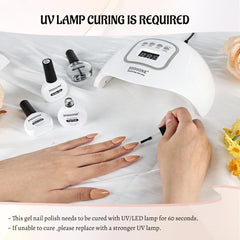 JODSONE builder gel close-up showing smooth texture for shaping nails