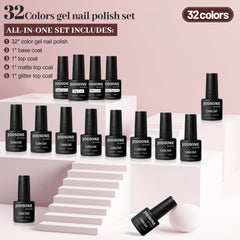 JODSONE color fan swatches displaying 32 shades for easy selection benefit inspiration