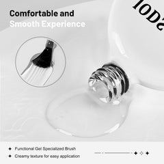 JODSONE cured nail apex side view illustrating structural support and lift prevention