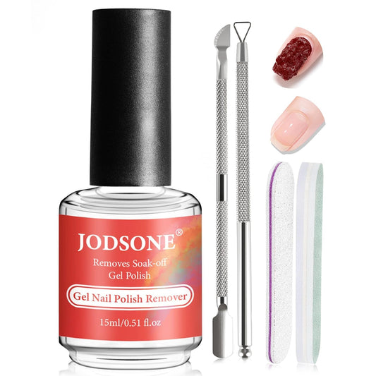 JODSONE front bottle view showing compact remover for quick at-home use