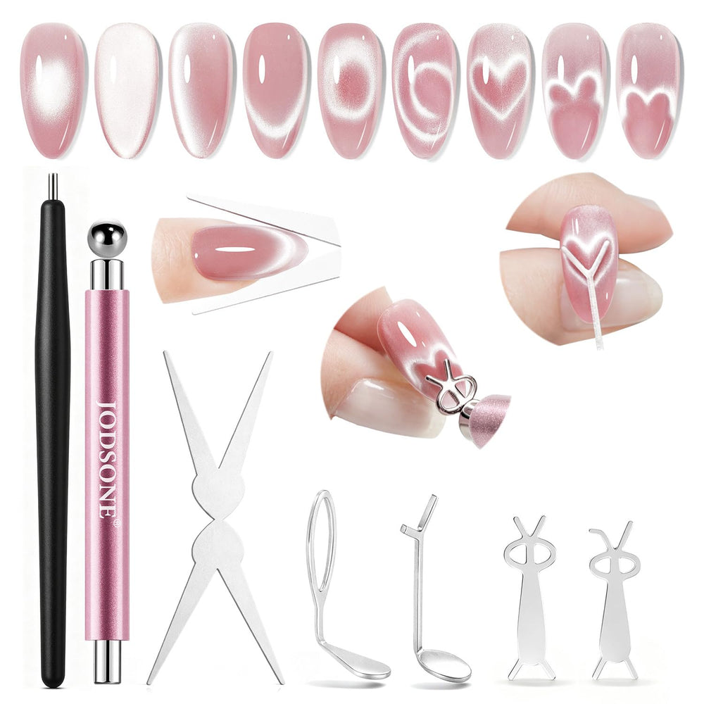 JODSONE kit front layout showing all tools for versatile nail art benefits