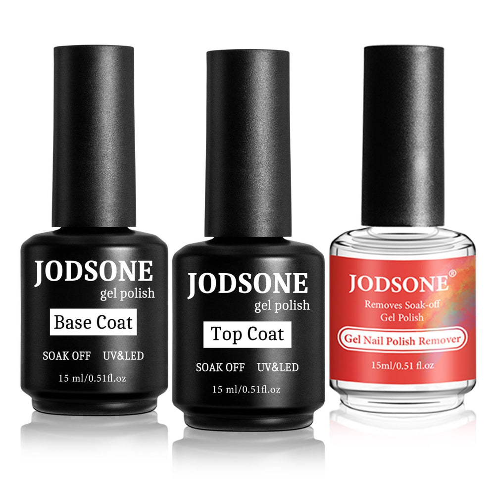 JODSONE front packaging showing three-piece gel remover kit and easy storage benefit