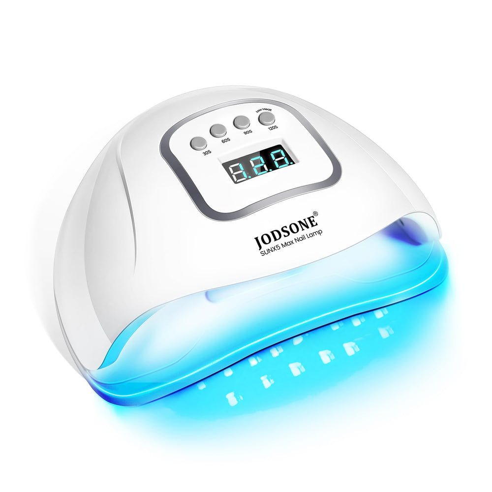 JODSONE lamp front view showing compact design and quick curing benefit