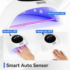 JODSONE interior LED array detail showing dense beads for even, rapid gel curing