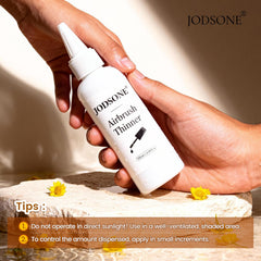 JODSONE bottle on a DIY nail station improving spray results