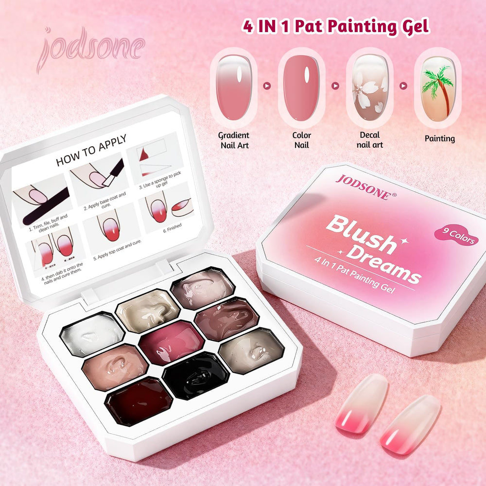 JODSONE fifty mini sponges spread out for consistent blending