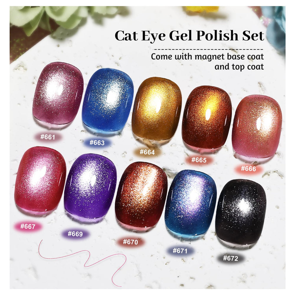 JODSONE open kit with base coat, top coat, magnet and twelve gels organized for quick selection