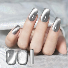 JODSONE silver cat eye front bottle showing sleek packaging and clear shade benefit