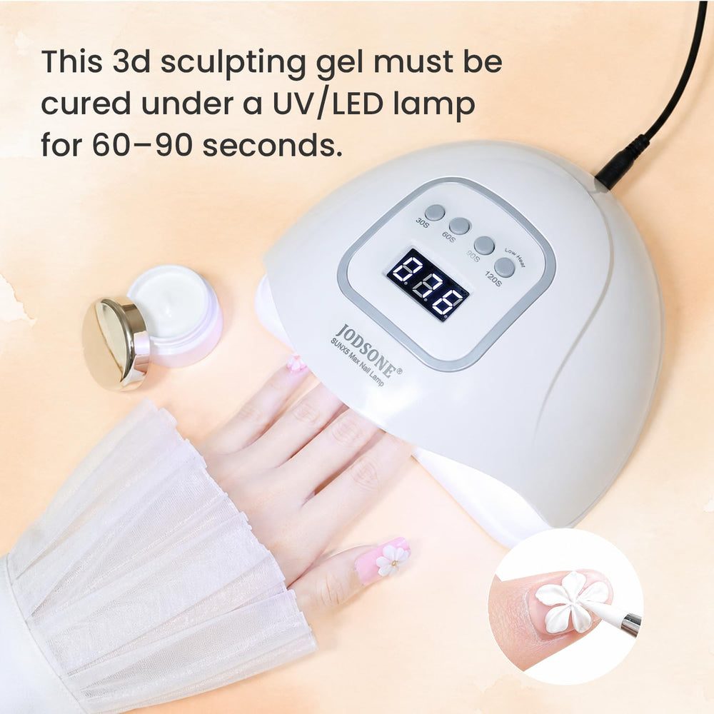JODSONE gel in salon scene with tools showing professional-ready application benefits