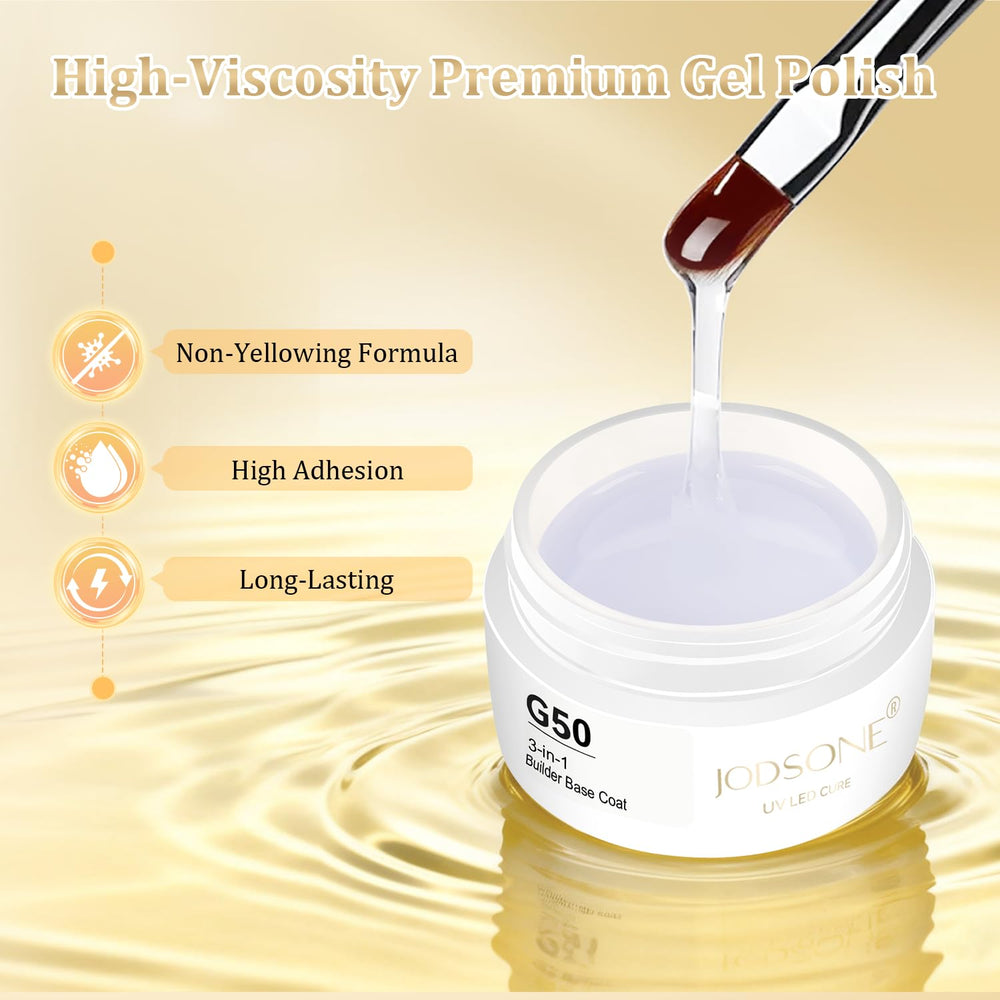 JODSONE gel applied to nail tip illustrating secure attachment benefit