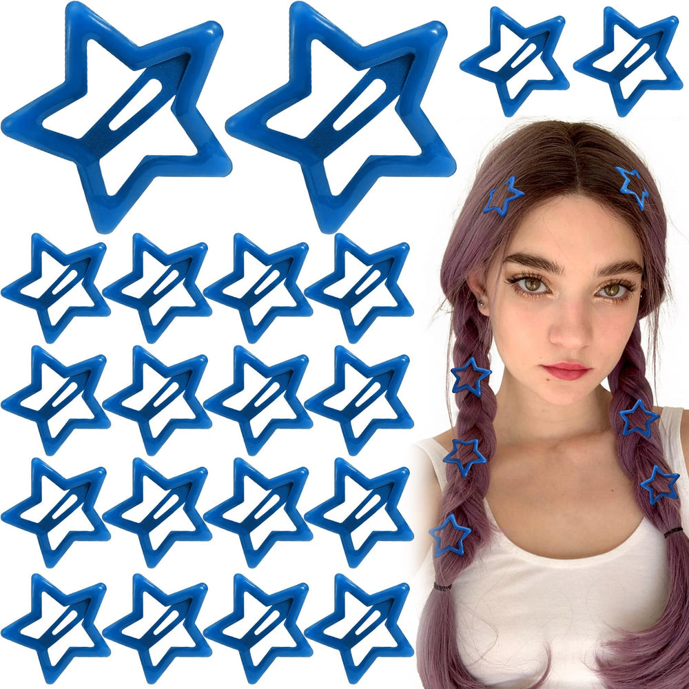 Joez Wonderful front view of the dark blue star clips showing neat pack and color benefit