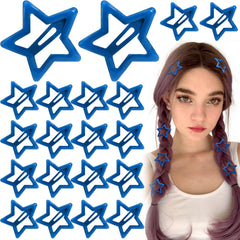 Joez Wonderful front view of the dark blue star clips showing neat pack and color benefit