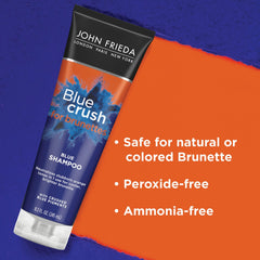 John Frieda Blue Crush conditioner back label with ingredients and usage details