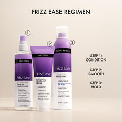 John Frieda polished hairstyle lifestyle portrait showing soft shine and control