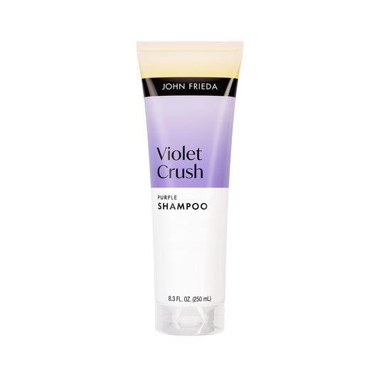 John Frieda front packaging showing product and clear benefit for brass control