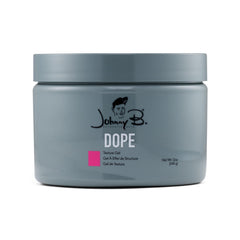 JOHNNY B. Dope front jar showing label and size benefits