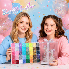 JOICEE 3mm rhinestones beside ruler for scale showing small size ideal for intricate crafts benefit