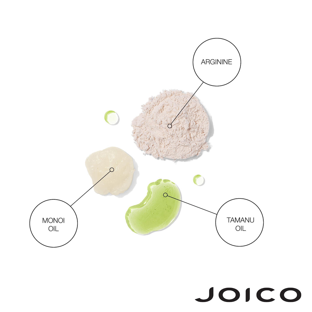 Joico shampoo and conditioner duo on bath shelf for daily maintenance