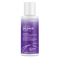 Joico Color Balance Purple Shampoo front packaging showing product and benefit of brass neutralization