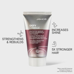 Joico product label highlighting ingredients like moringa seed oil and arginine