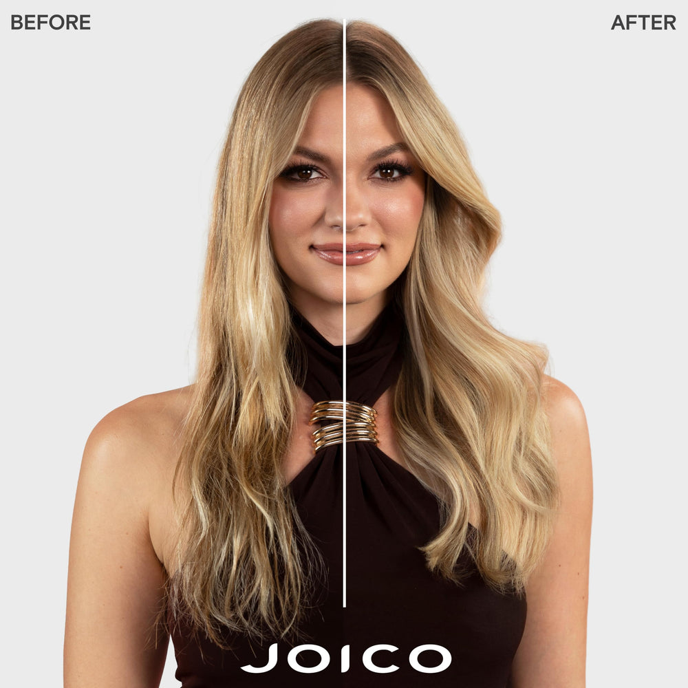 Joico close-up texture of the masque showing creamy consistency and conditioning