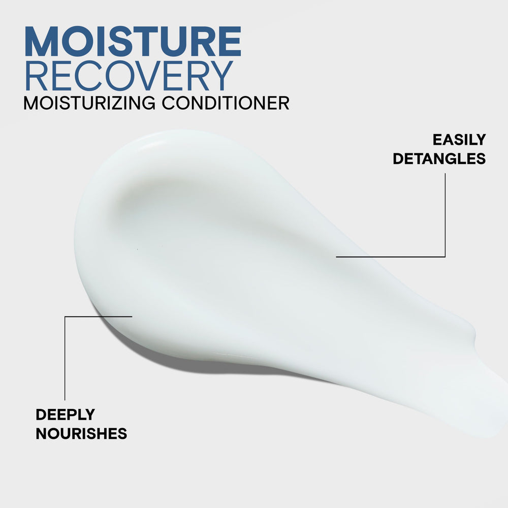 Joico conditioner being applied to hair ends showing improved detangling