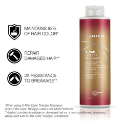 Joico K-PAK bottles side by side showing size and pair convenience