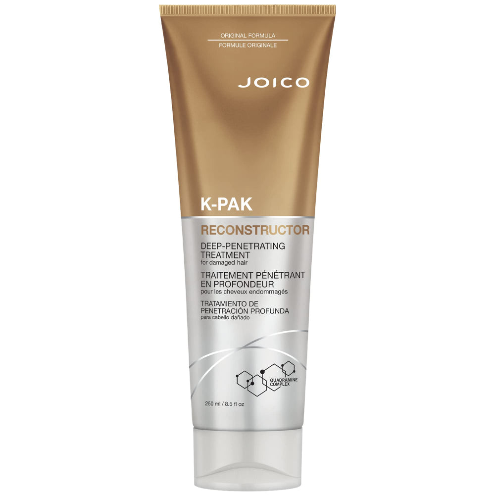 Joico K-PAK front packaging shows product and benefits for repair