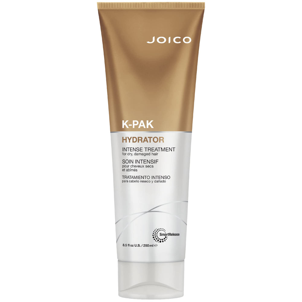 Joico jar front packaging showing product label and size, improves hair moisture