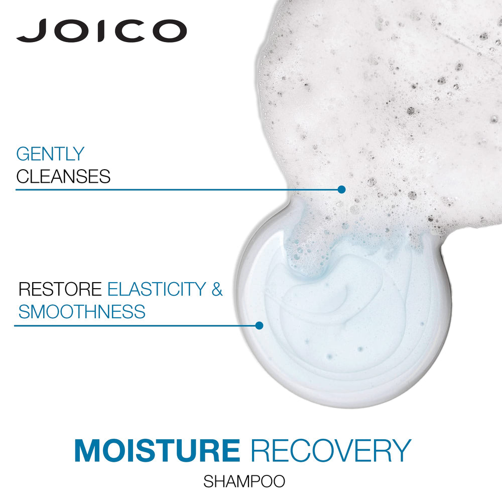 Joico pair being applied to wet hair illustrating detangling and softness