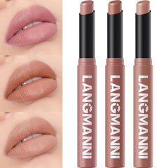 Jolilab front packaging showing three matte lipsticks and gift-ready appeal