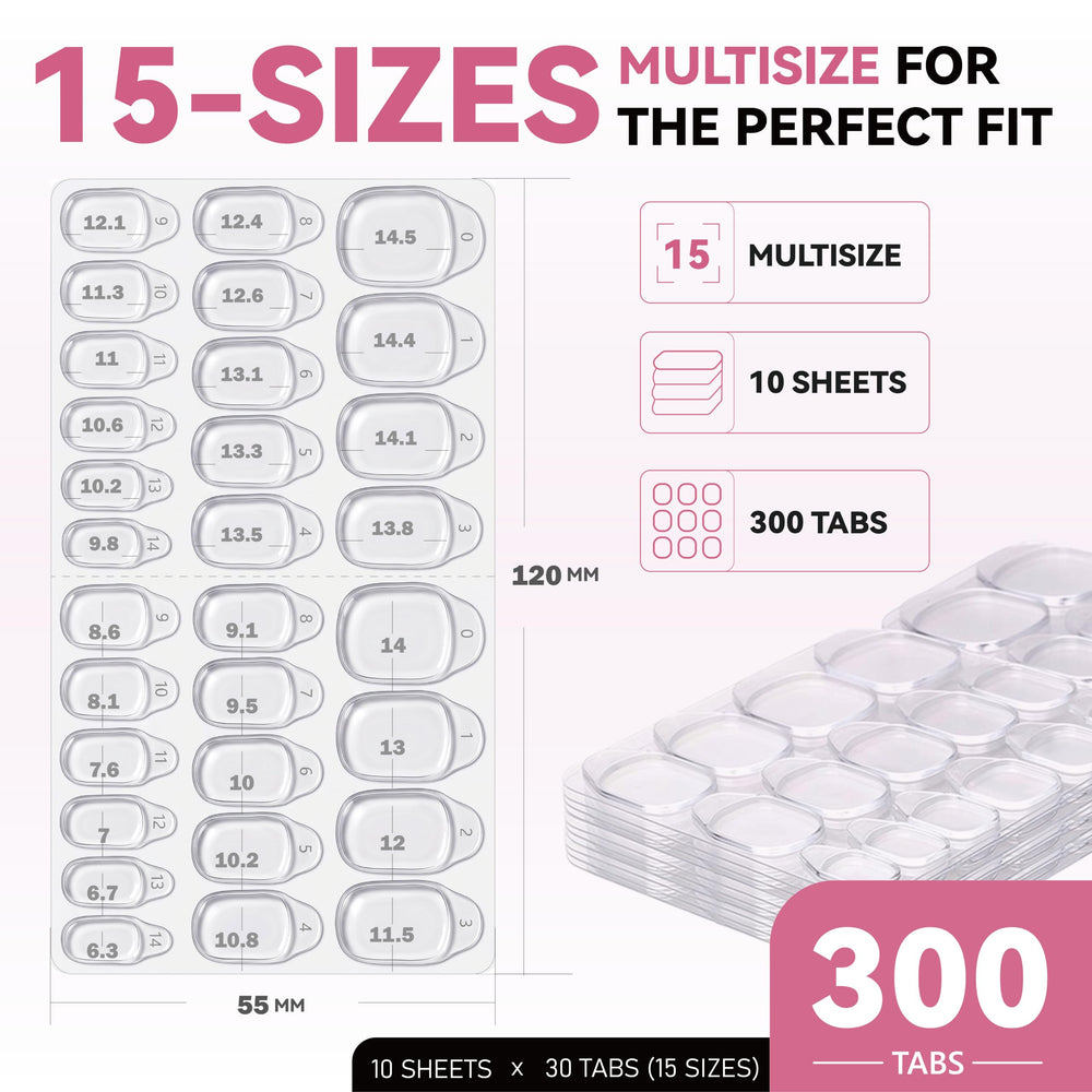 Jolly Snaps step-by-step application showing fast, mess-free press-on use