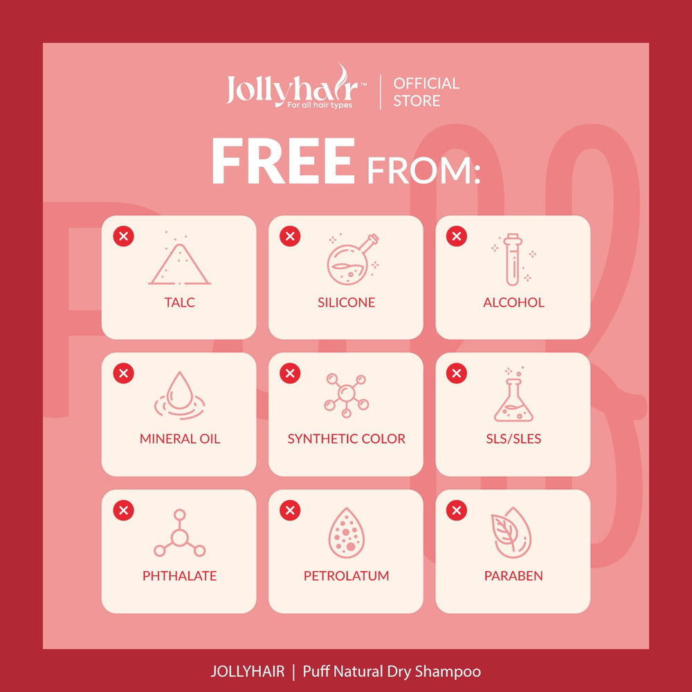 JollyHair puff next to passport illustrating TSA-friendly travel convenience